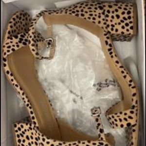 Cheetah print heels